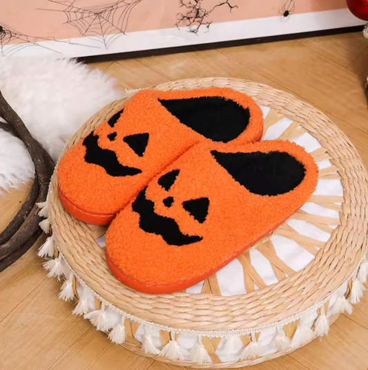 Matching Spooky Slippers
